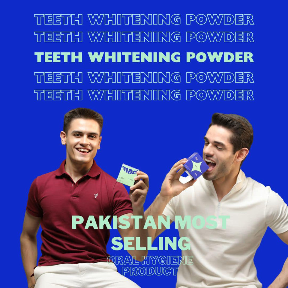 MAD Dental Power – Organic Teeth Whitening Powder for a Naturally Bright Smile