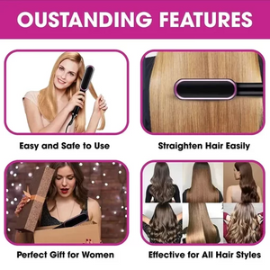 2-in-1 HAIR STRAIGHTENER COMB - Eluna