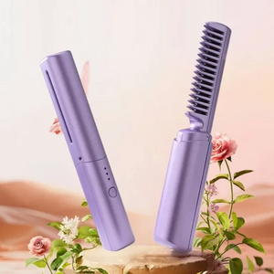 Travel Comb Cordless Rechargeable Hair Straightener - Eluna