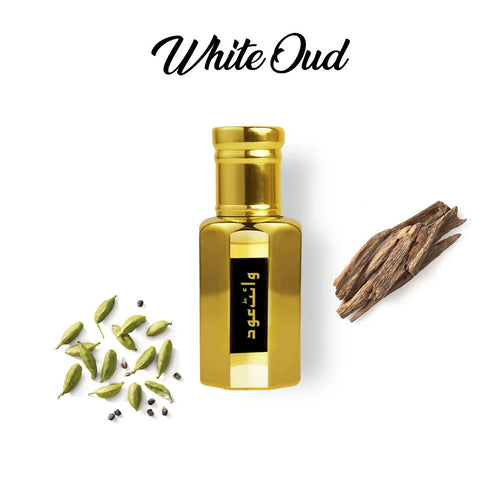 Original White Oud Attar by Usairose - 6ML - Eluna